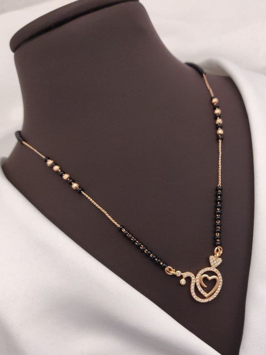 New Stylish Designer Gold Plated Mangalsutra For Women